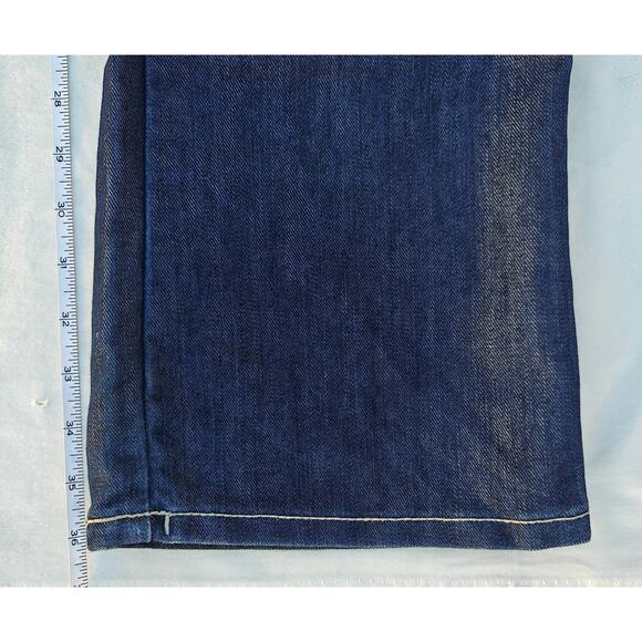 Wrangler Women’s 9/10 x 36 Bootcut Jeans Dark Wash Mid Rise Stretch Denim - Picture 6 of 6